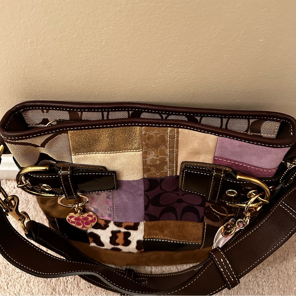 Limited Edition Coach Patchwork Handbag/2005 - Picture 8 of 10